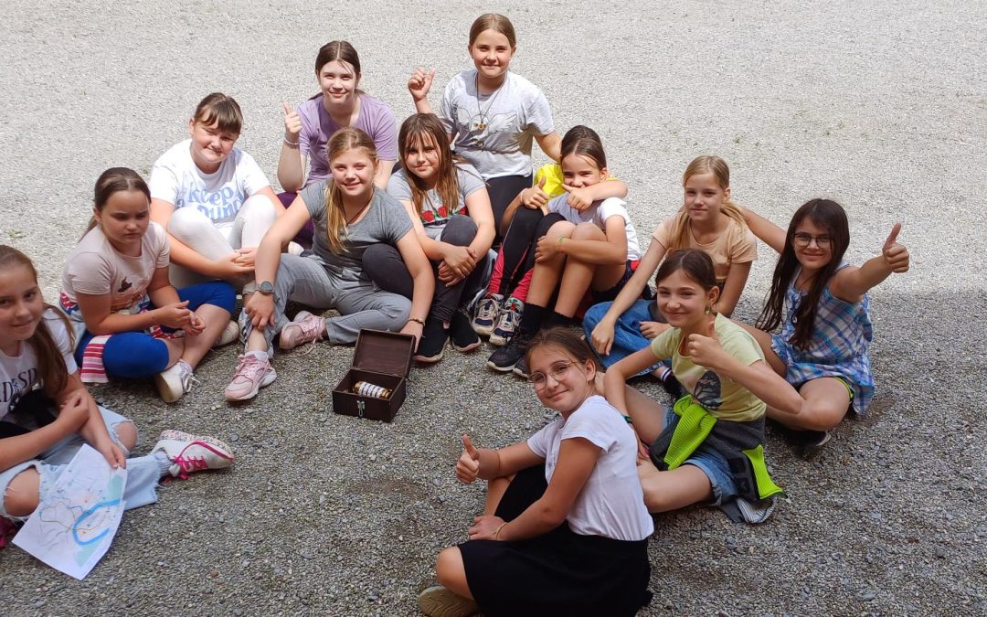 ISKANJE SKRITEGA ZAKLADA V NOVEM MESTU – Schnitzeljagd in Novo mesto
